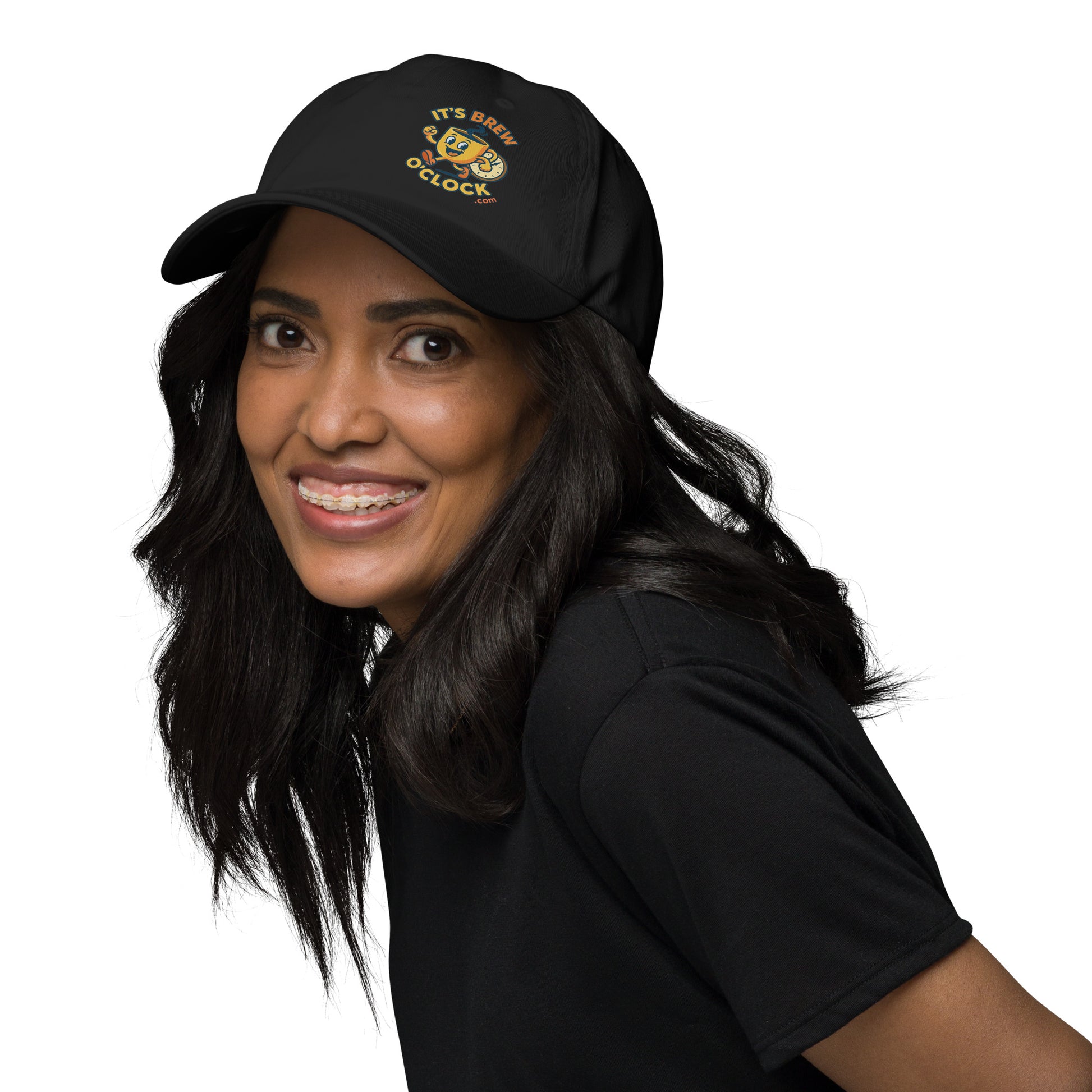 Classic Dad Hat  - Black - Front