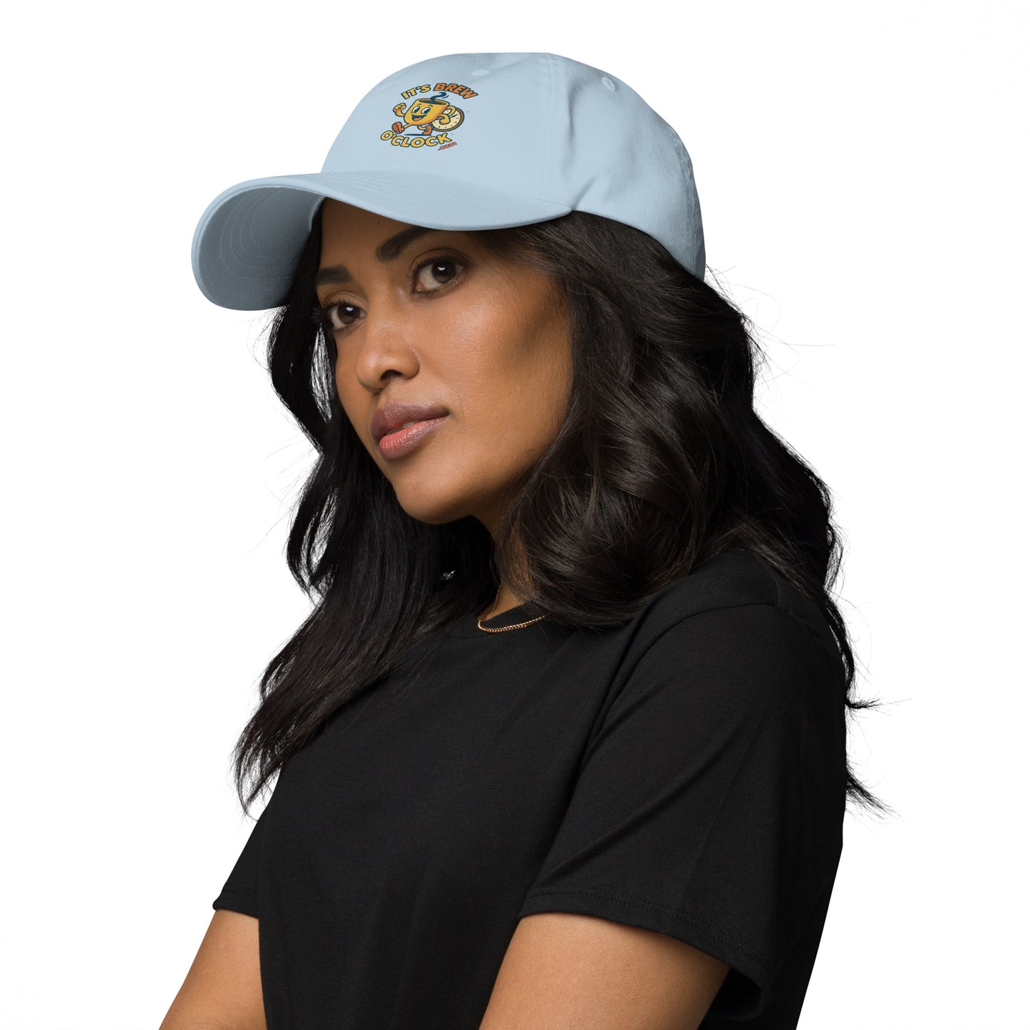Classic Dad Hat  - Light Blue - Left