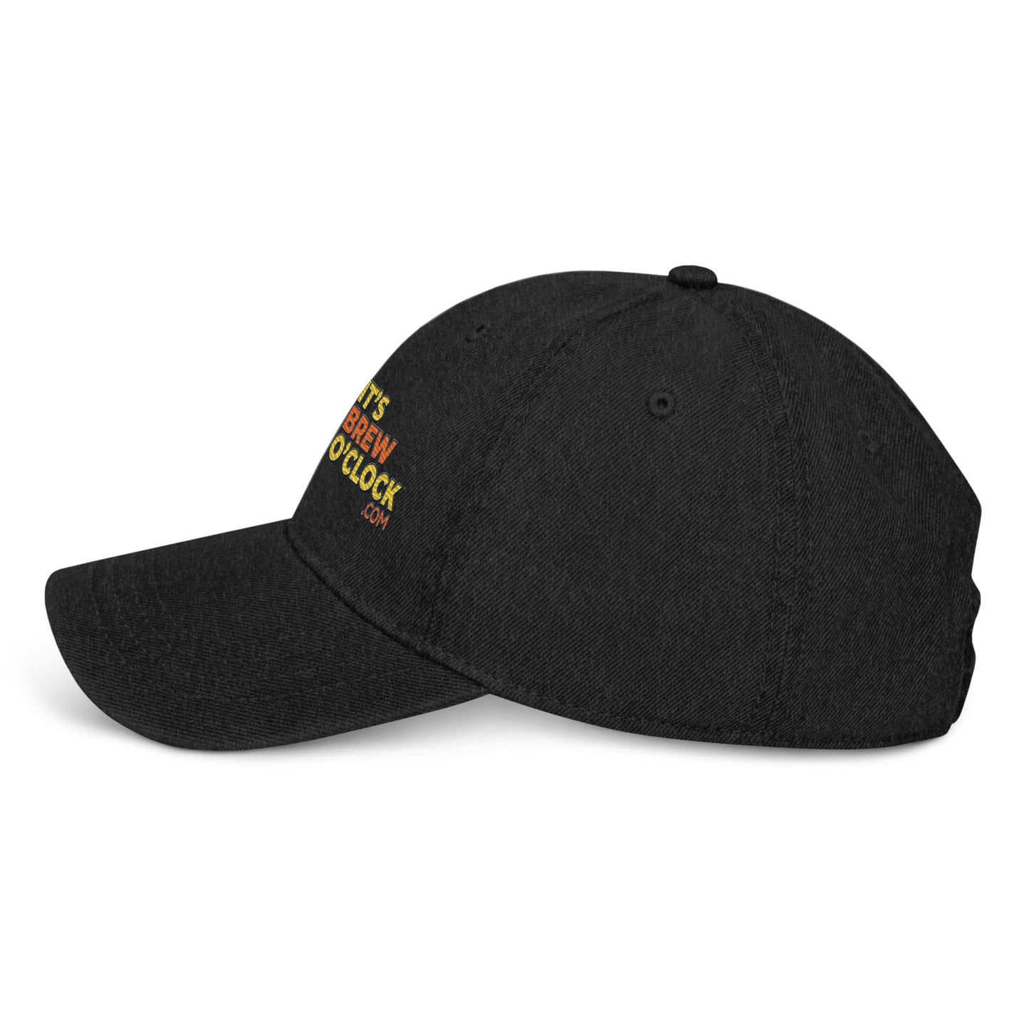 Denim Hat - Black - Left