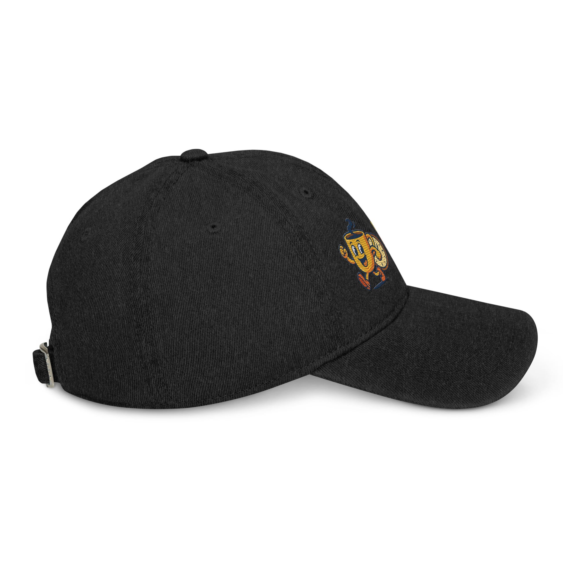 Denim Hat - Black - Right