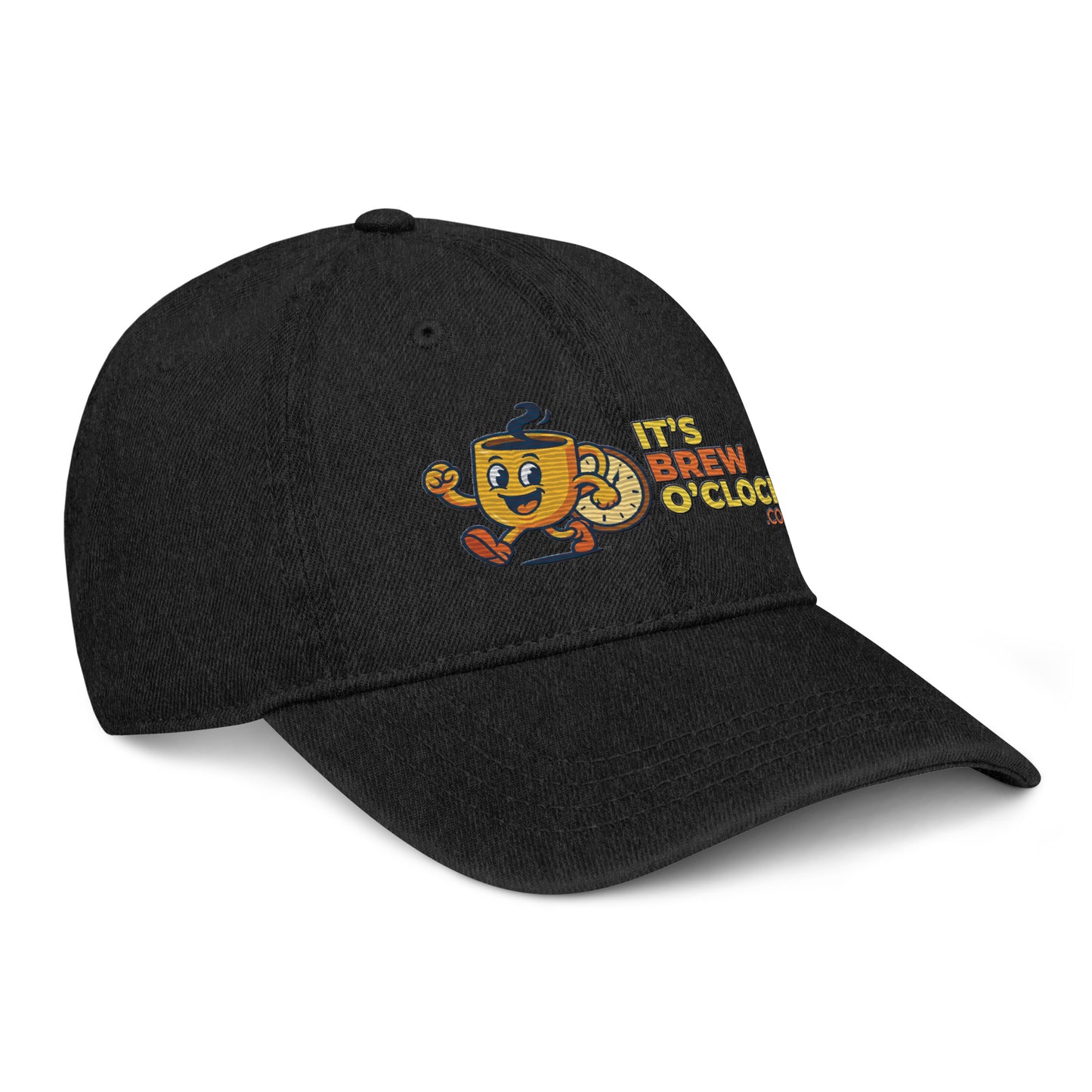 Denim Hat - Black - Right Front