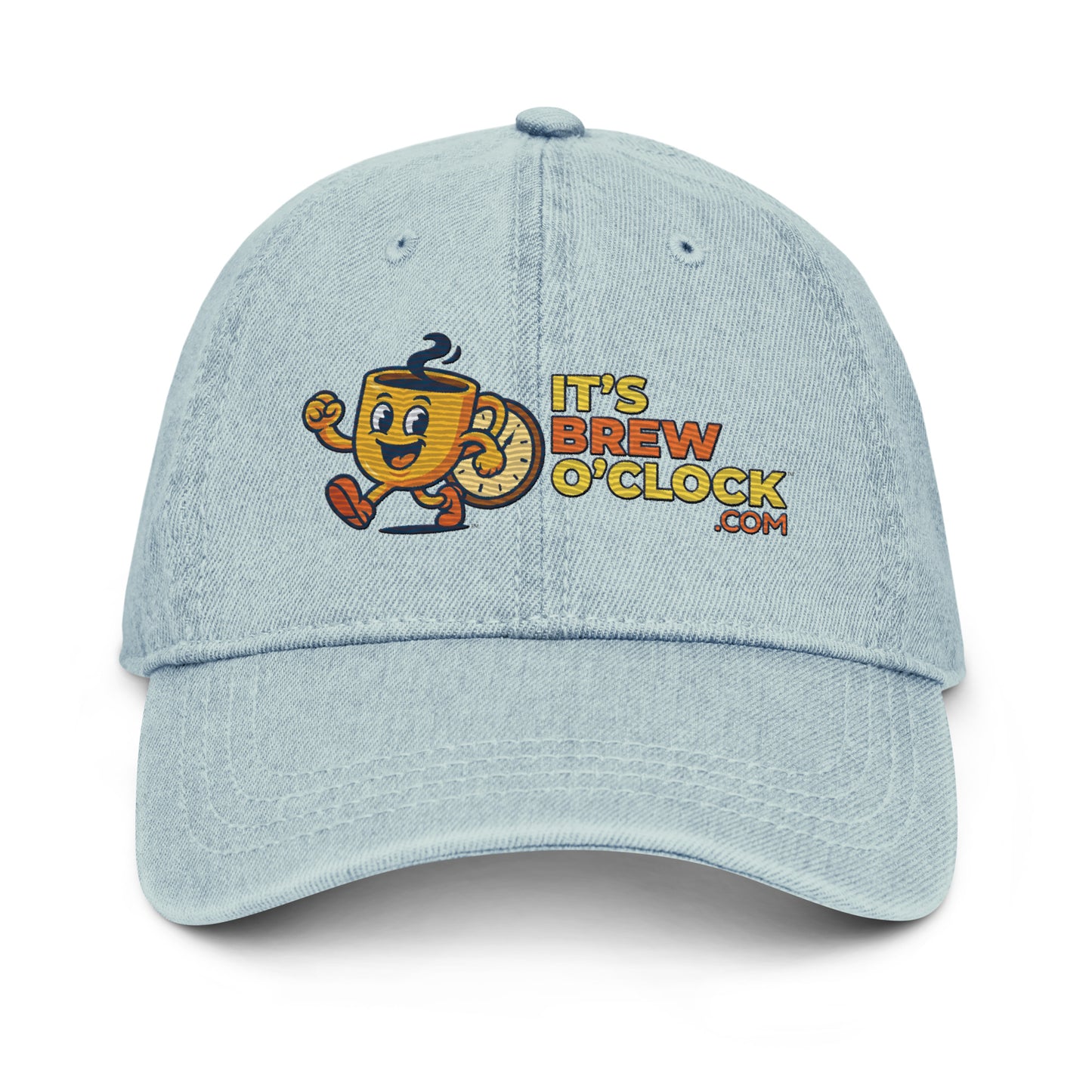 Denim Hat - Light Blue - Front