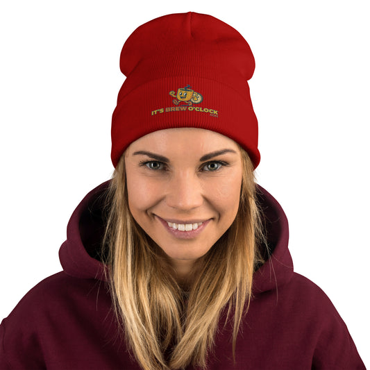 Knit Beanie - Red