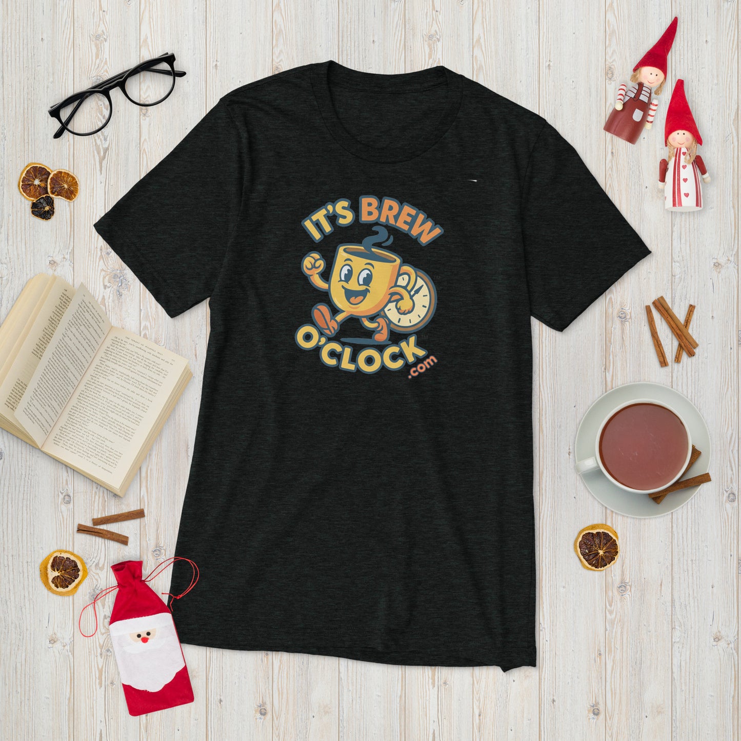 Short Sleeve T-Shirt - Pre-Shrunk - Charcoal Black TriBlend