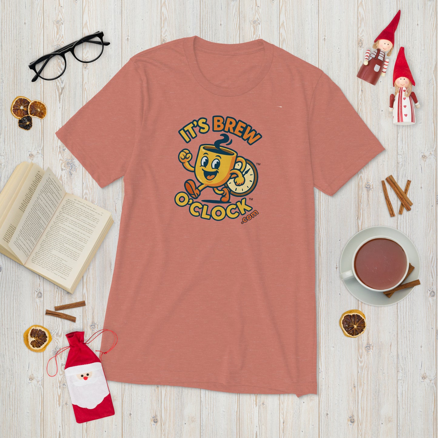 Short Sleeve T-Shirt - Pre-Shrunk -Mauve TriBlend