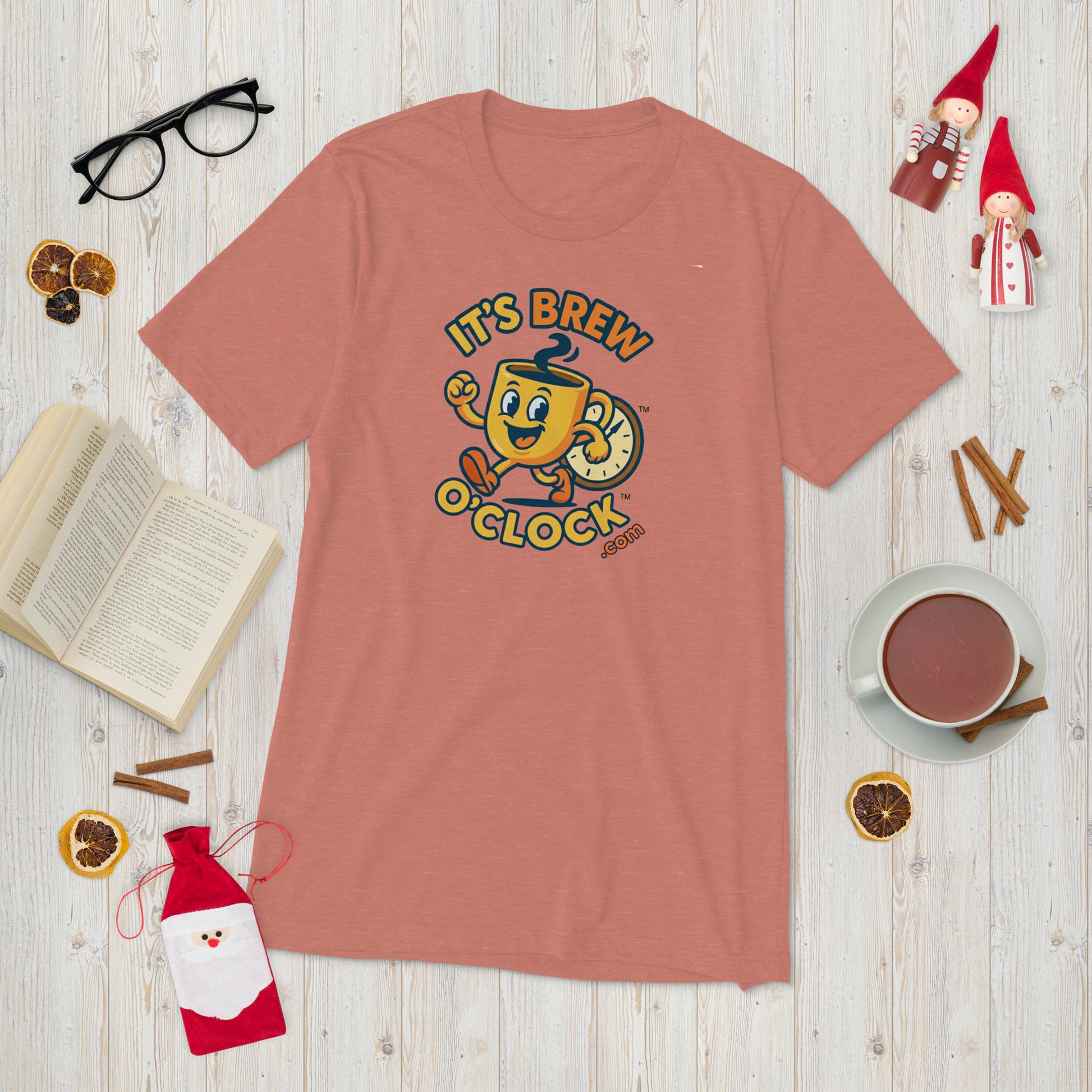 Short Sleeve T-Shirt - Pre-Shrunk -Mauve TriBlend