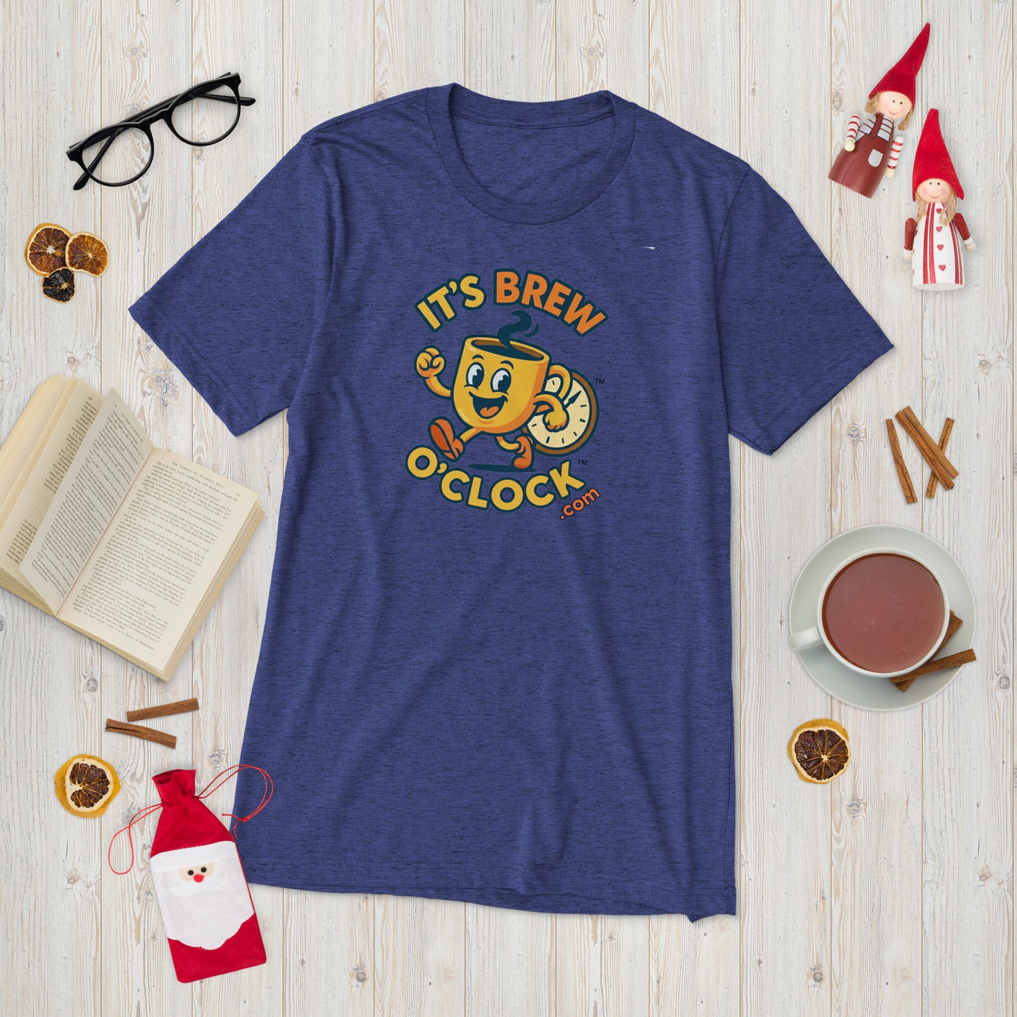 Short Sleeve T-Shirt - Pre-Shrunk - Navy TriBlend
