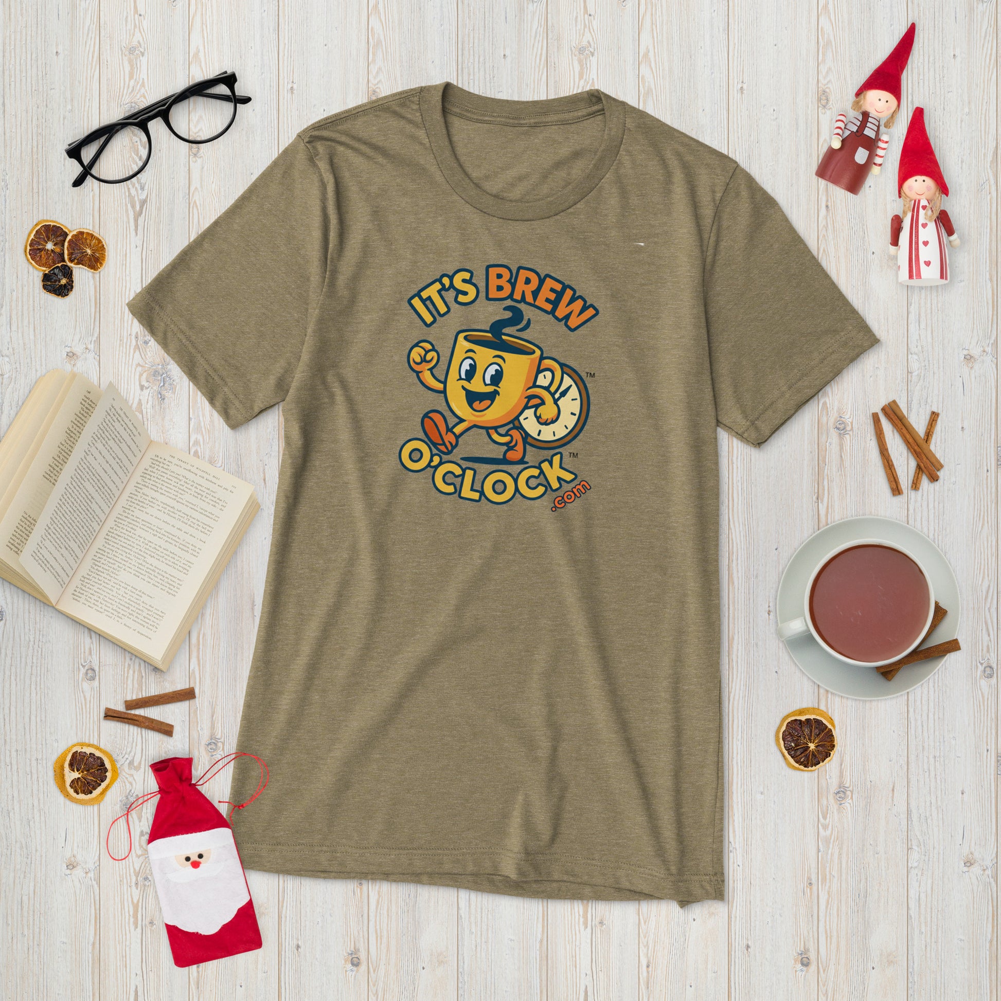 Short Sleeve T-Shirt - Pre-Shrunk - Olive TriBlend