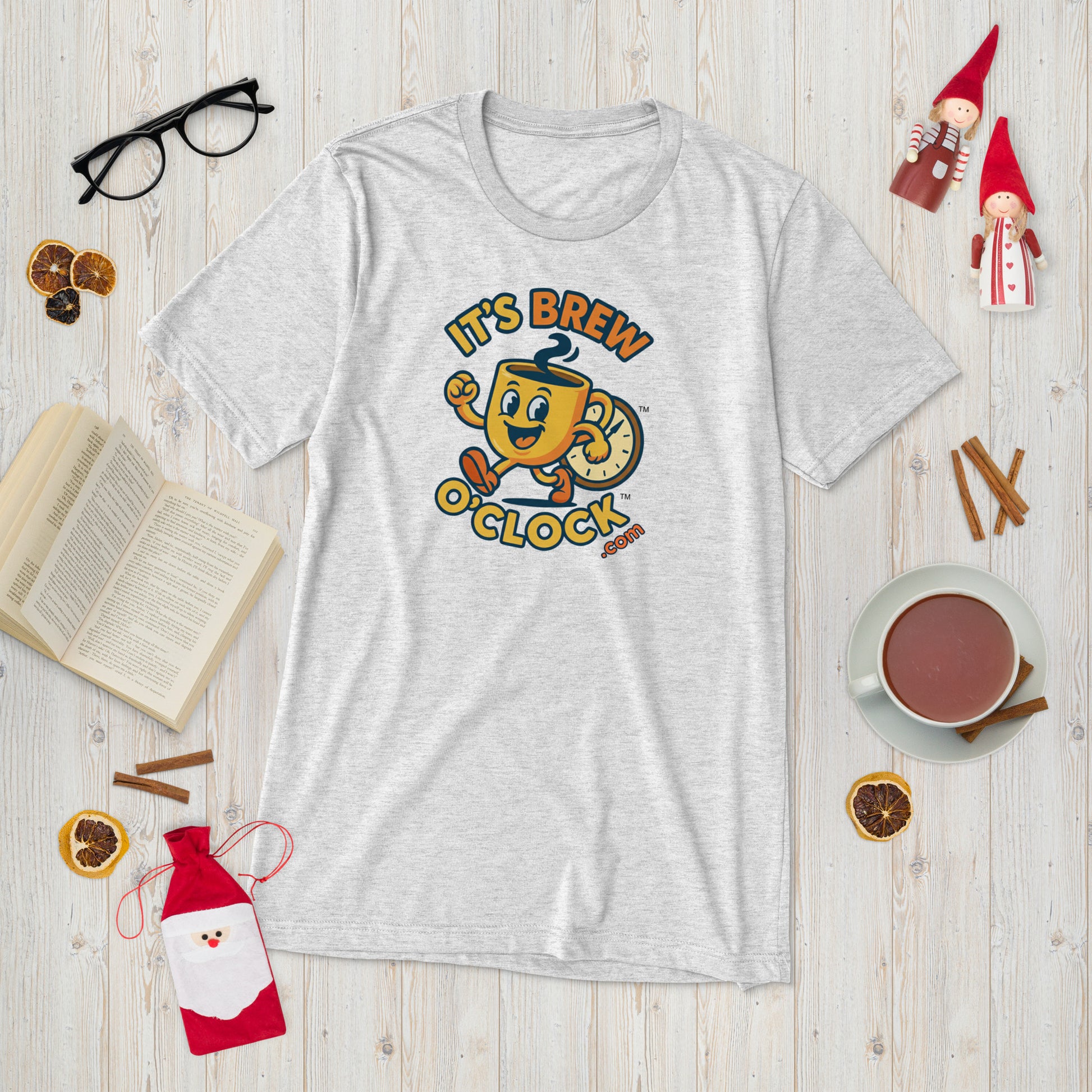 Short Sleeve T-Shirt - Pre-Shrunk - White Fleck TriBlend