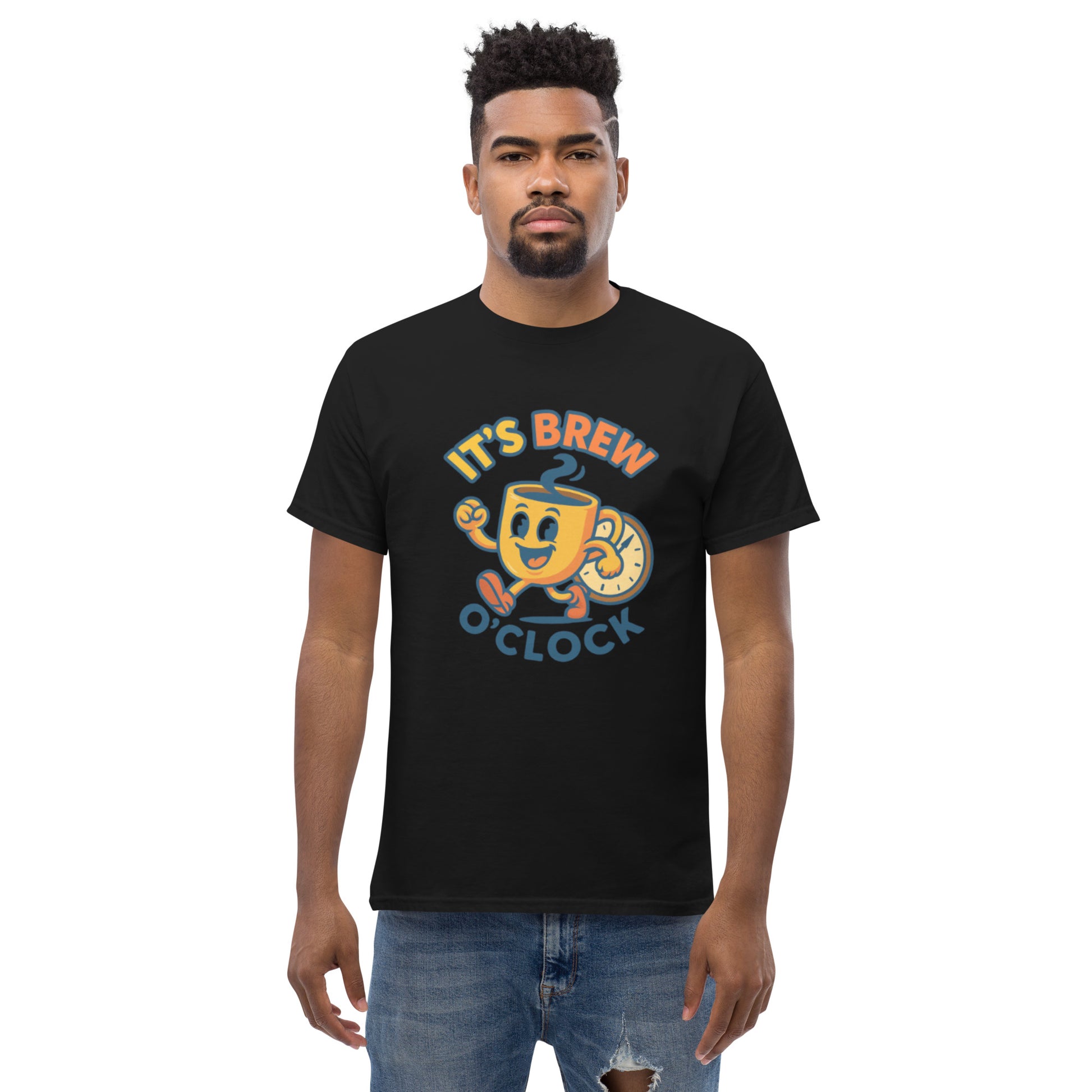 Unisex Classic Tee - 100% Cotton - Black - Front