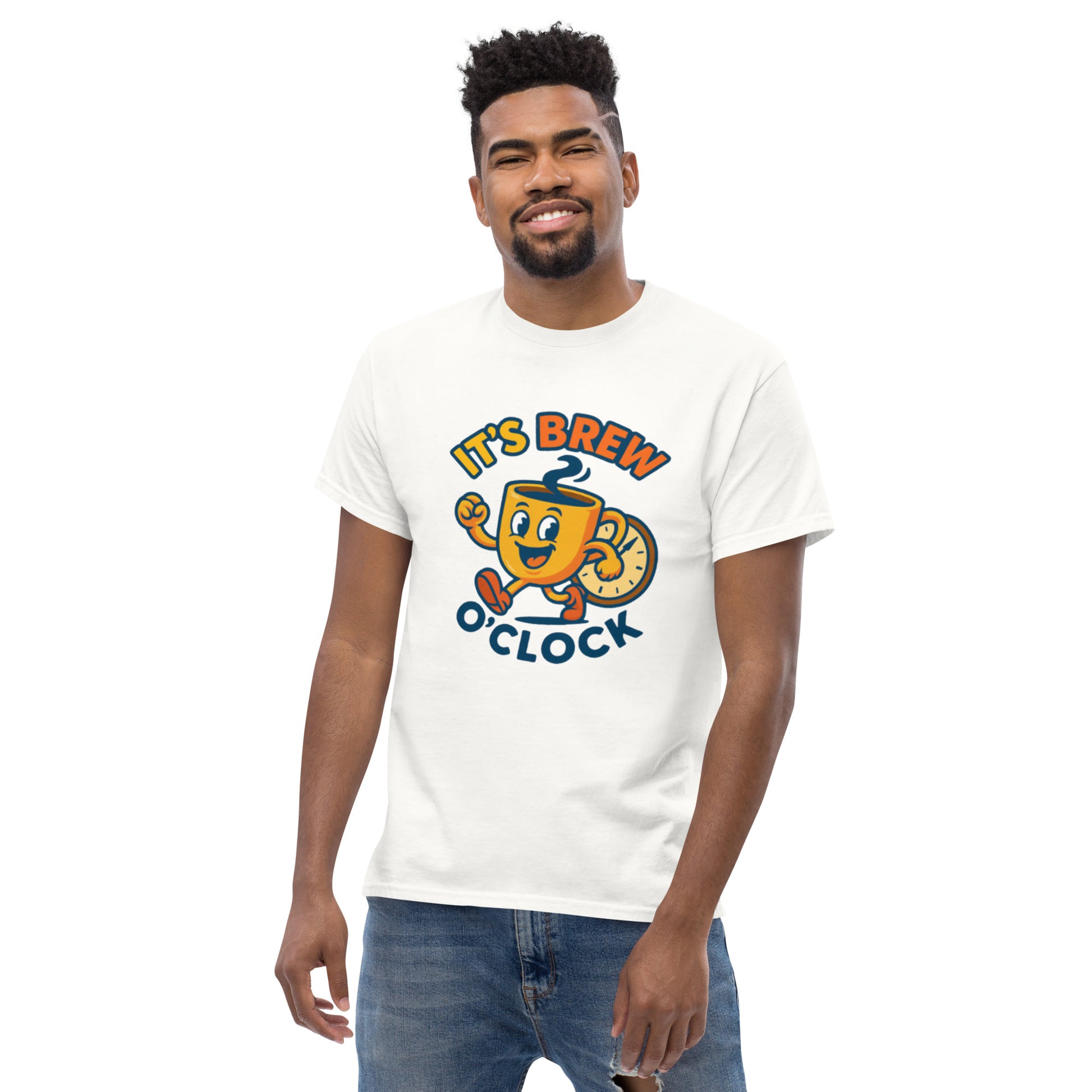 Unisex Classic Tee - 100% Cotton - White - Front