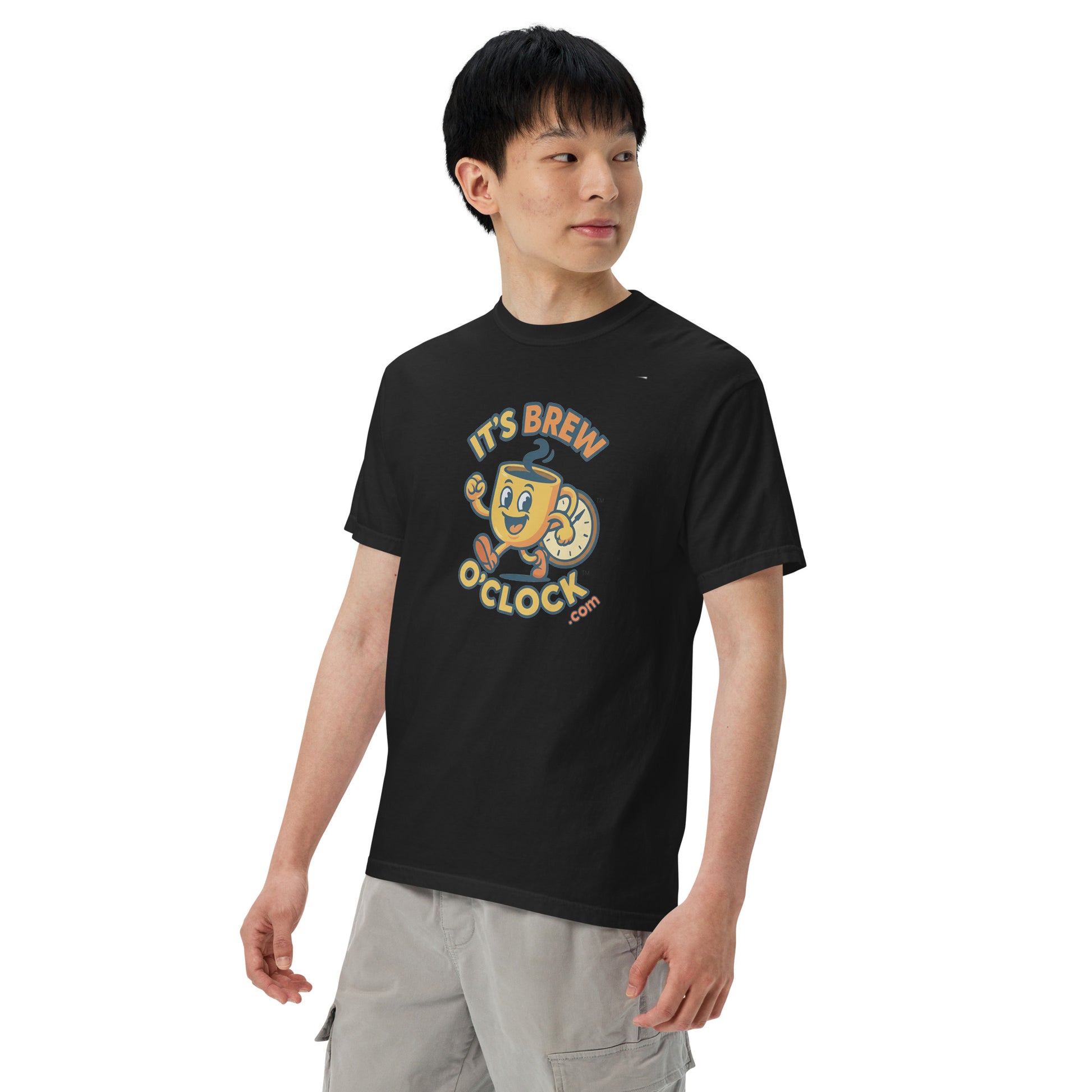 Unisex Garment-Dyed Heavyweight T-Shirt - Black