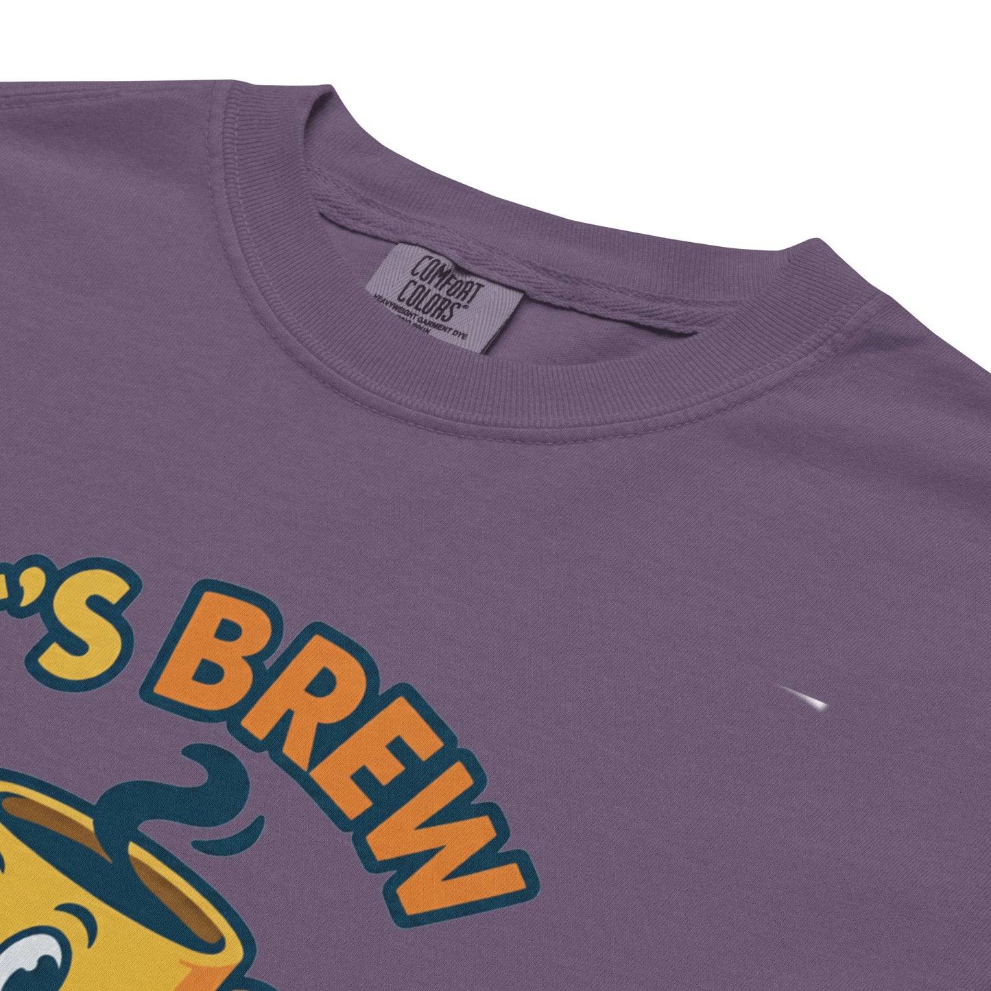 Unisex Garment-Dyed Heavyweight T-Shirt - Grape