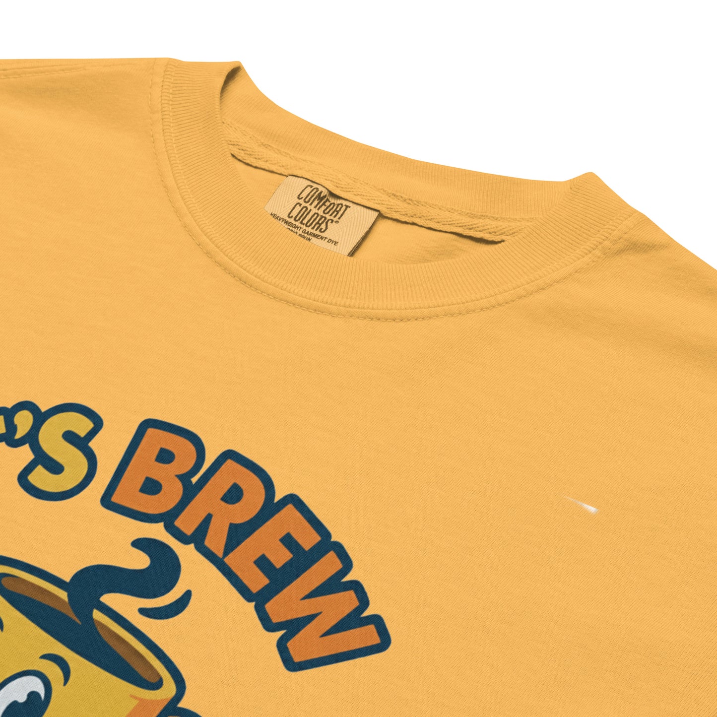 Unisex Garment-Dyed Heavyweight T-Shirt - Mustard