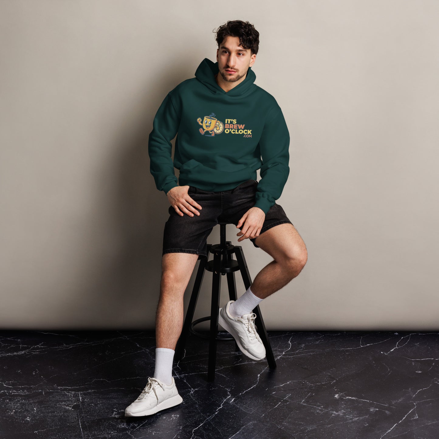 Unisex Oversized Hoodie - Pine Green