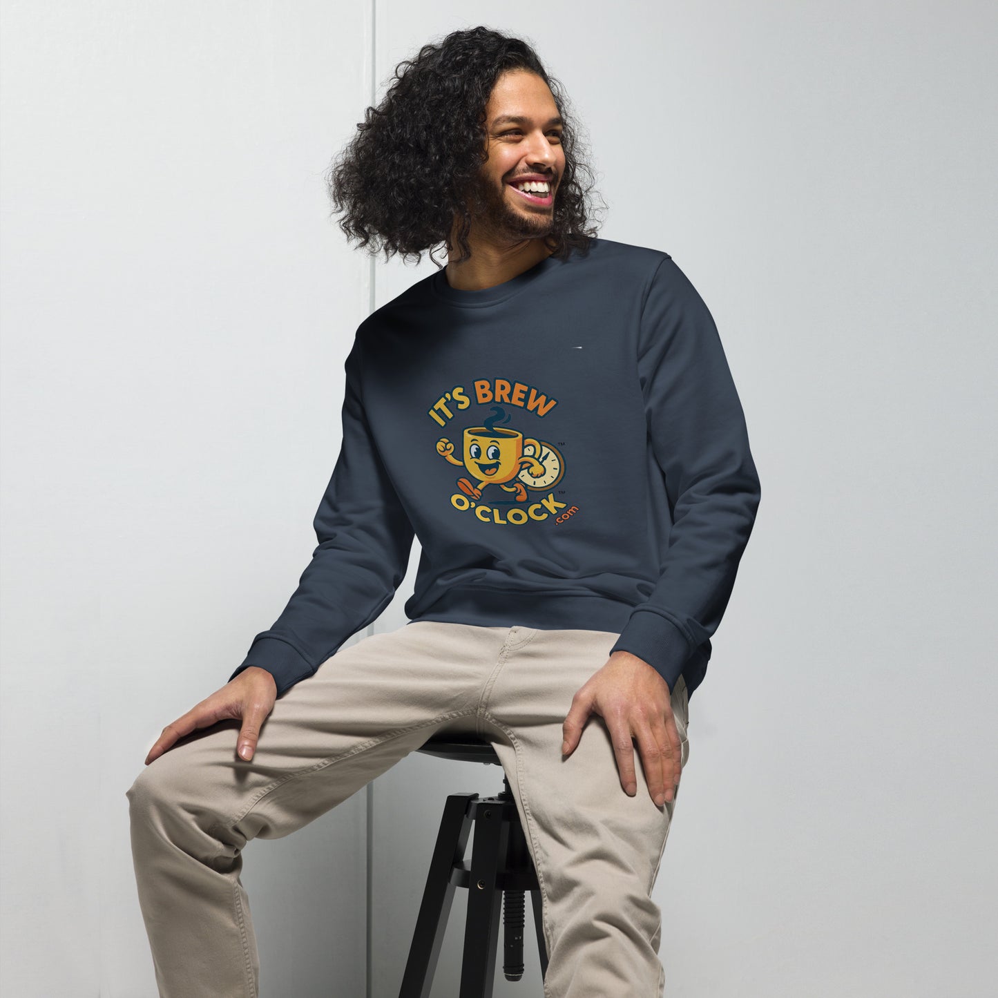 Unisex Sweatshirt - Organic Cotton/Polyester - French Navy