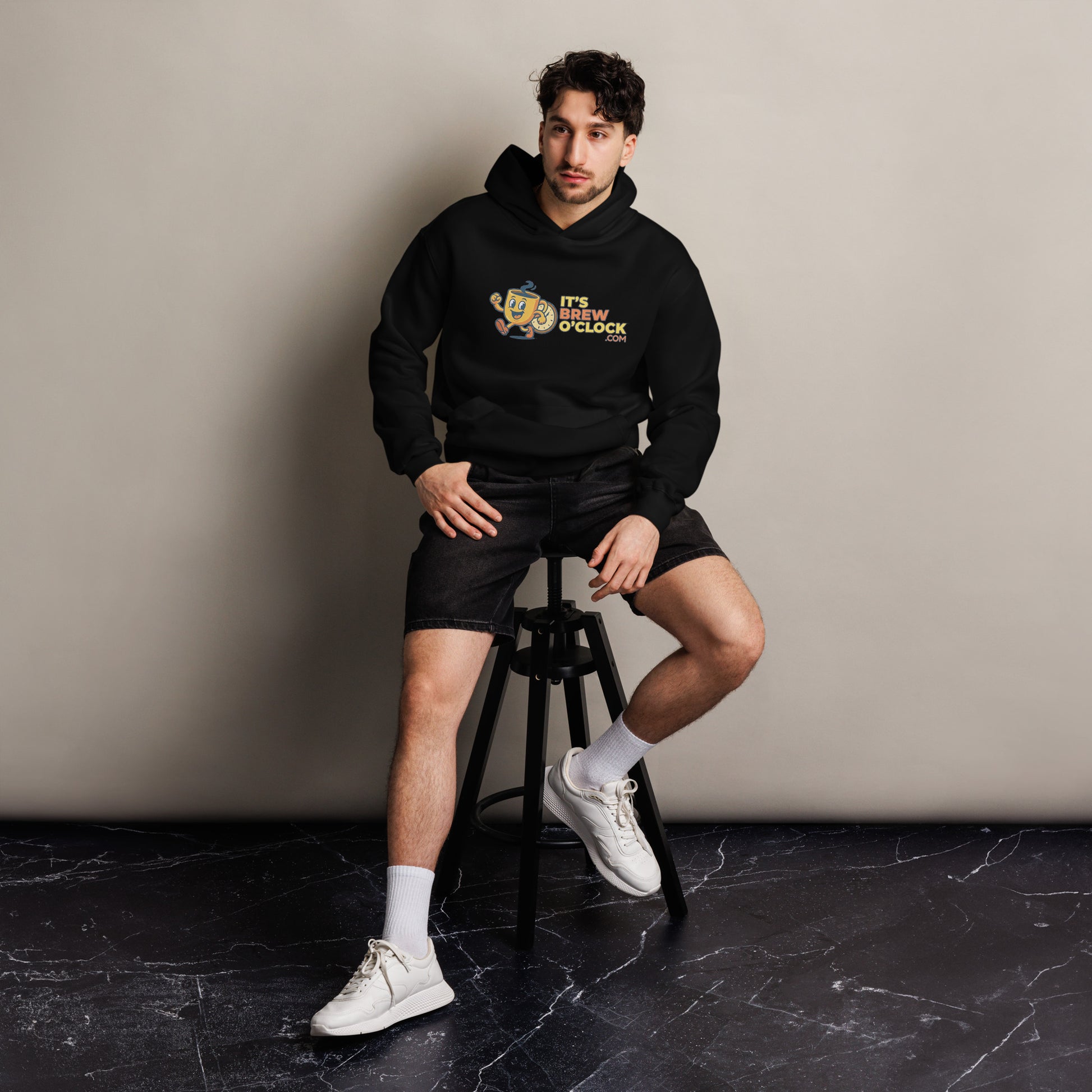 Unisex Oversized Hoodie - Black